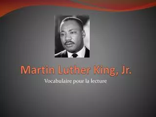 martin luther king jr