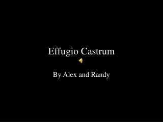 effugio castrum
