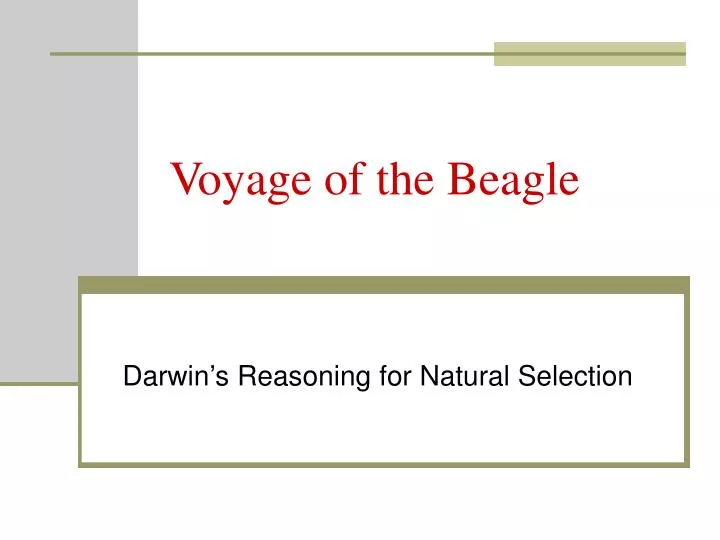 voyage of the beagle