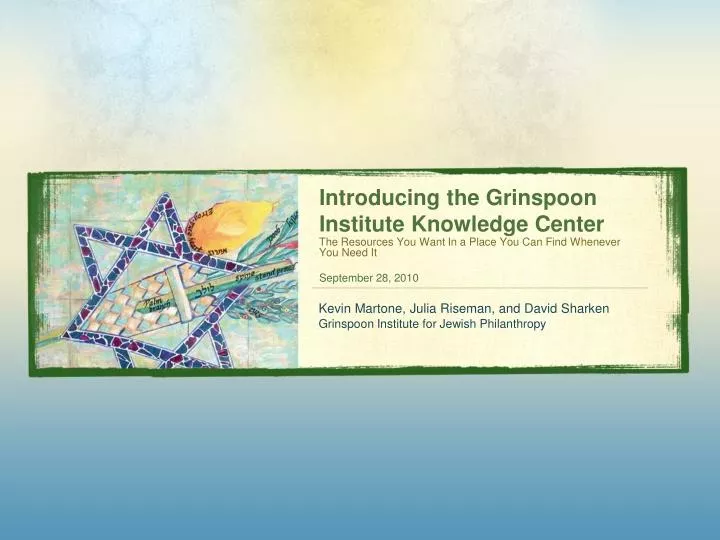 introducing the grinspoon institute knowledge center