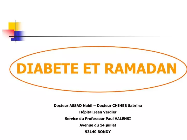 diabete et ramadan