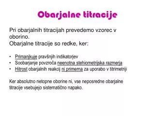 obarjalne titracije