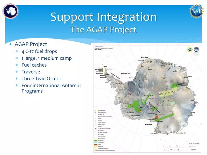 support integration the agap project