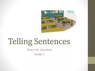 Telling Sentences