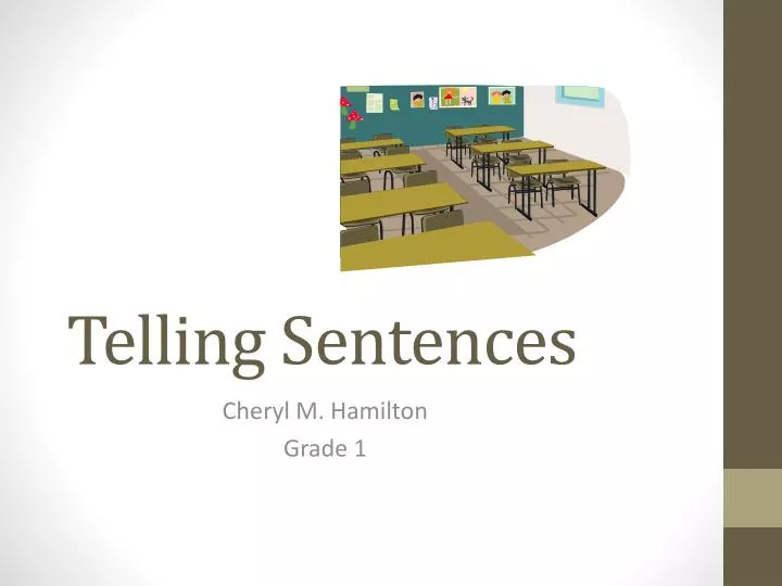 telling sentences