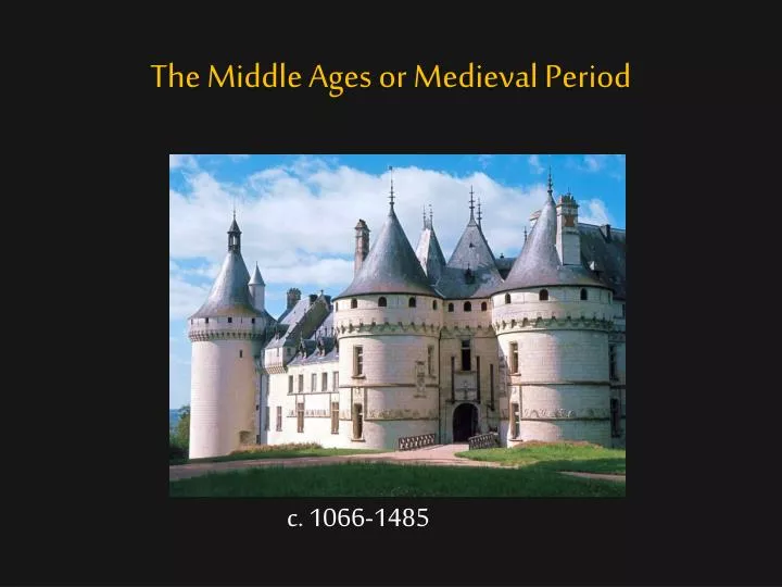 the middle ages or medieval period
