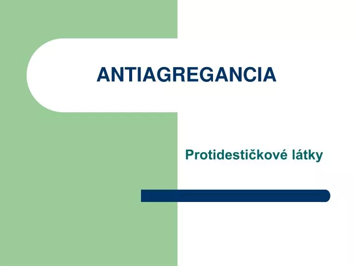 antiagregancia