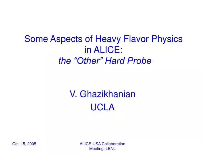 some aspects of heavy flavor physics in alice the other hard probe