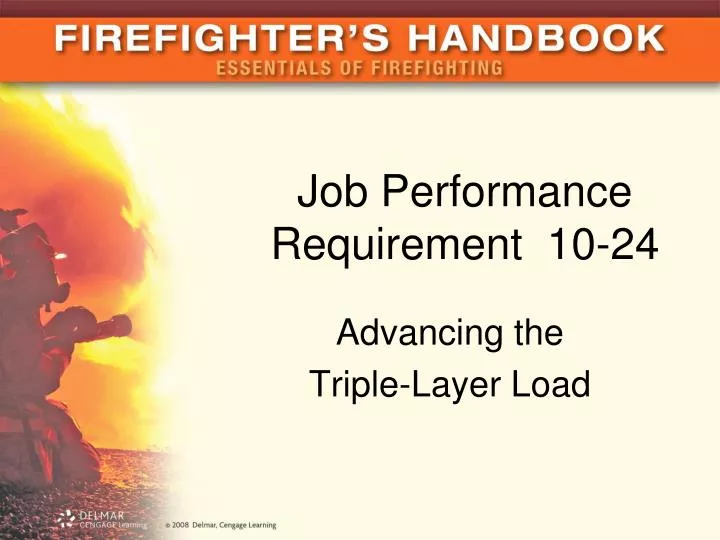 job performance requirement 10 24