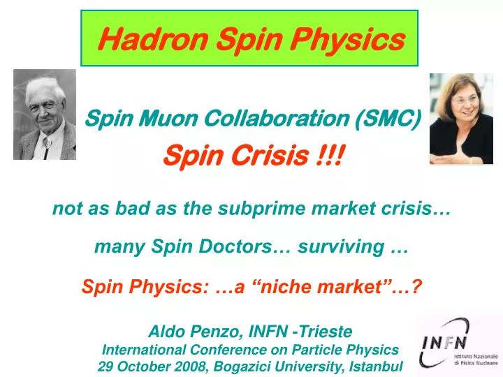 hadron spin physics
