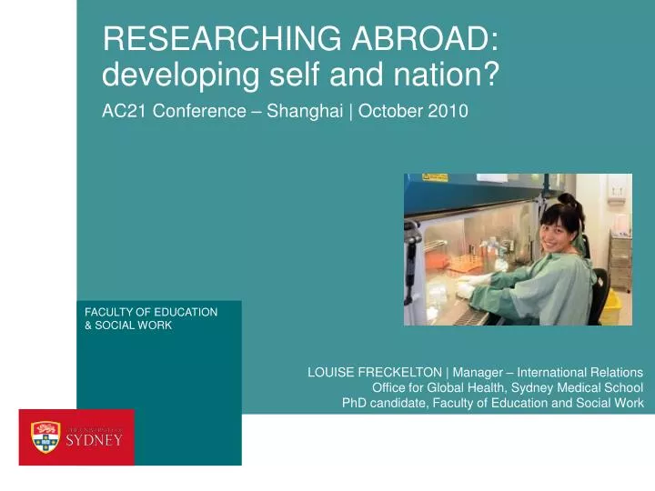 researching abroad developing self and nation