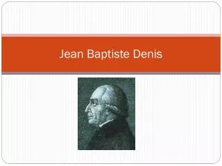jean baptiste denis