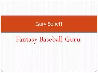 Gary Scheff