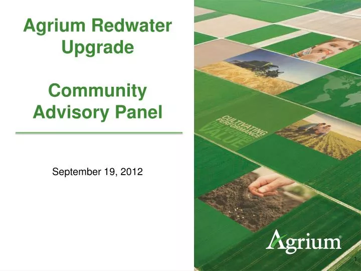 agrium redwater upgrade community advisory panel