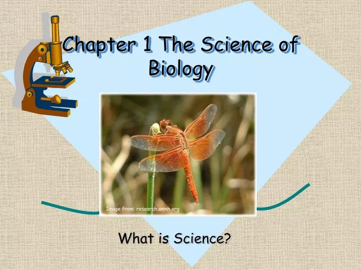 chapter 1 the science of biology