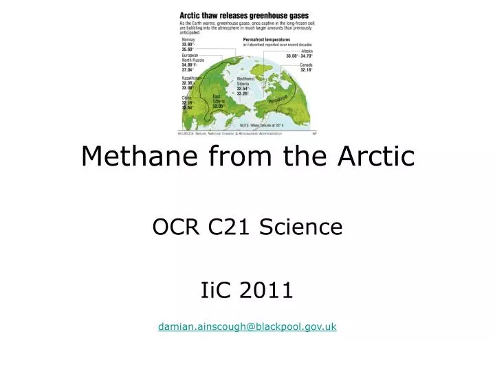 methane from the arctic