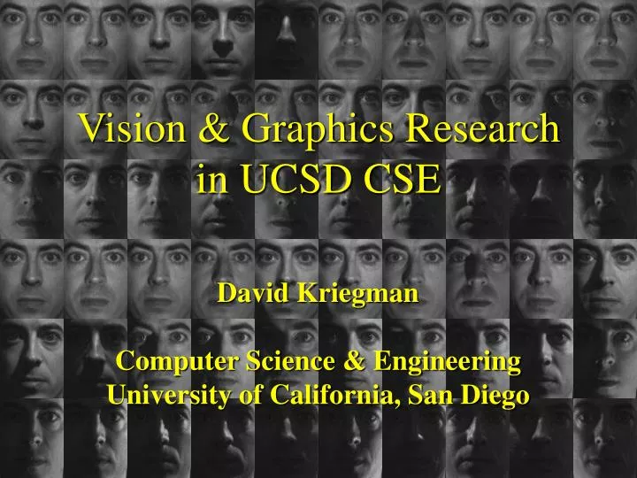 vision graphics research in ucsd cse