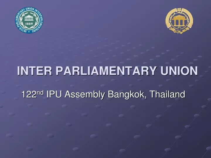 inter parliamentary union