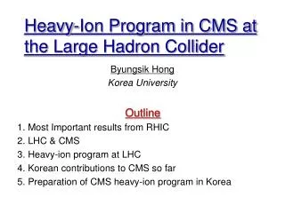 Heavy-Ion Program in CMS at the Large Hadron Collider