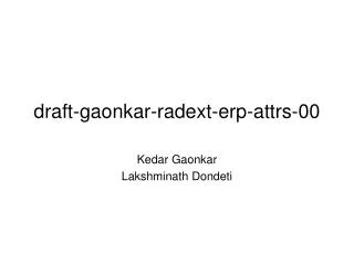draft-gaonkar-radext-erp-attrs-00