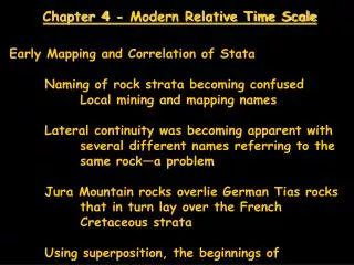 Chapter 4 - Modern Relative Time Scale