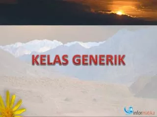kelas generik