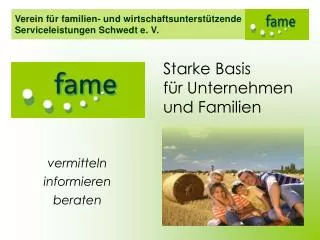 vermitteln informieren beraten