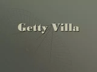 Getty Villa
