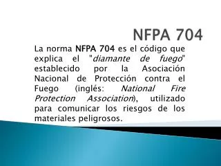 nfpa 704