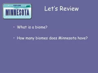 let s review