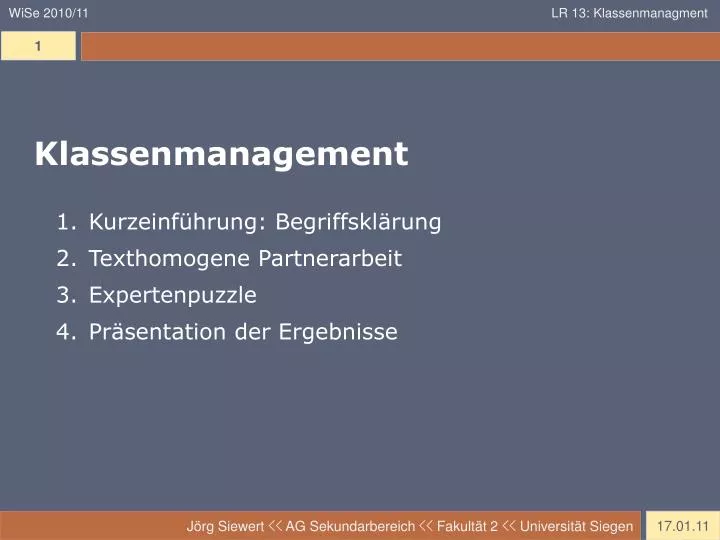 wise 2010 11 lr 13 klassenmanagment