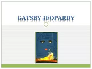 Gatsby Jeopardy