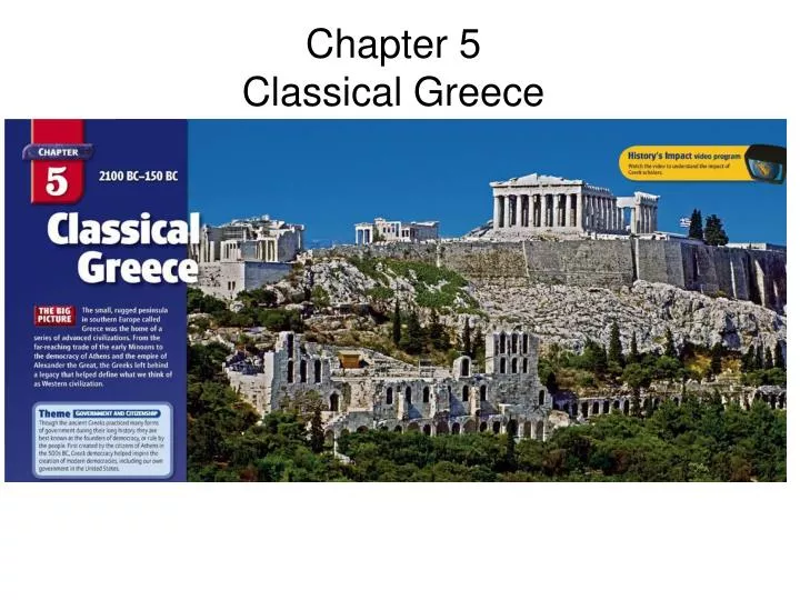 chapter 5 classical greece