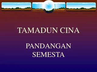 tamadun cina