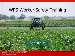 WPS Worker Safety Training