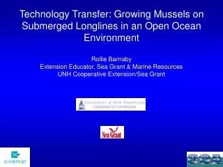 UNH Open Ocean Aquaculture Demonstration Project