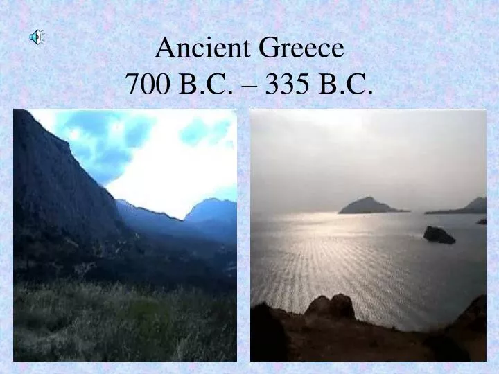 ancient greece 700 b c 335 b c