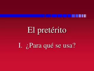 el pret rito