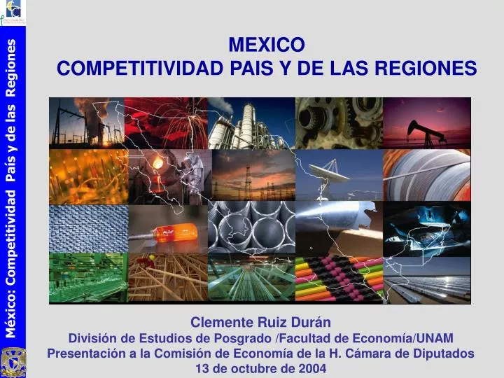 mexico competitividad pais y de las regiones