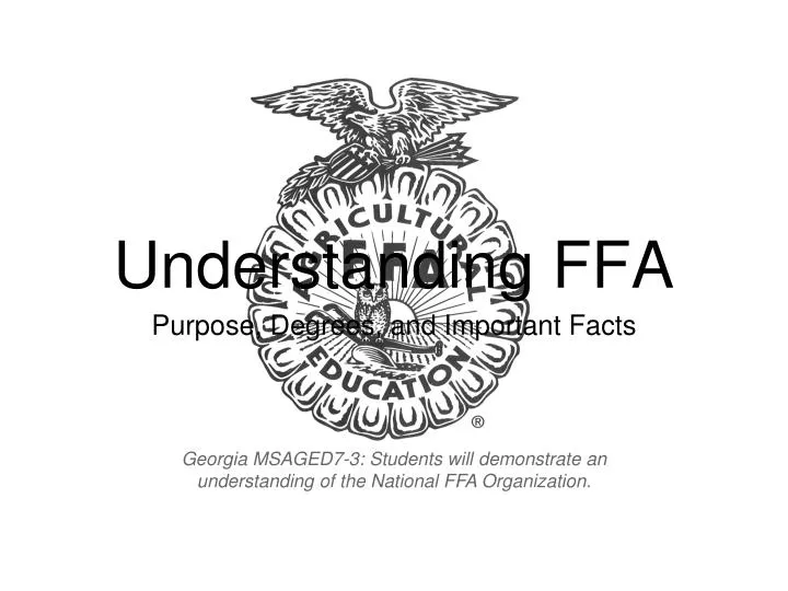 understanding ffa