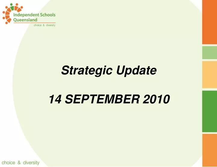 strategic update 14 september 2010