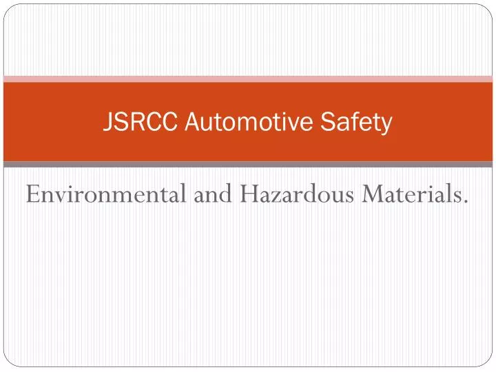 jsrcc automotive safety