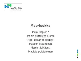 map luokka