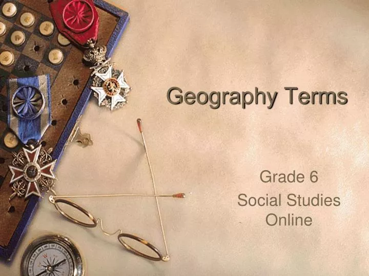 geography terms