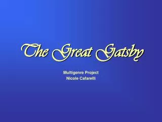 The Great Gatsby