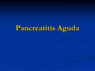 pancreatitis aguda