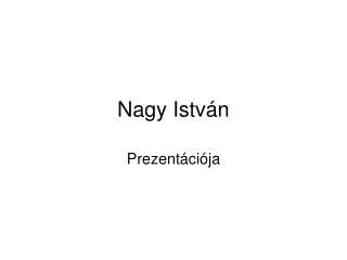 nagy istv n