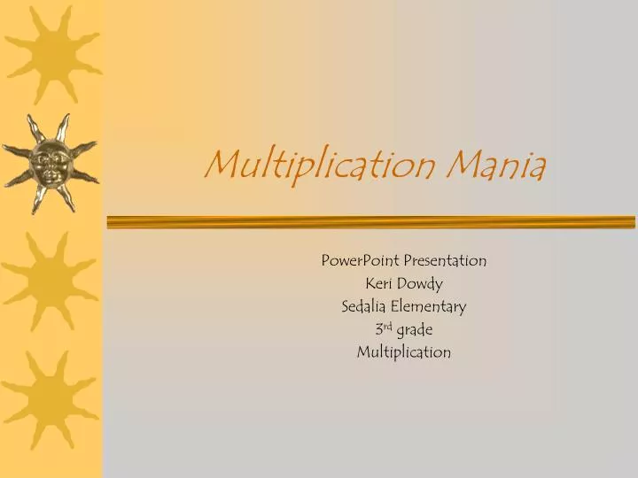 multiplication mania