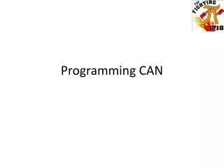 Programming CAN