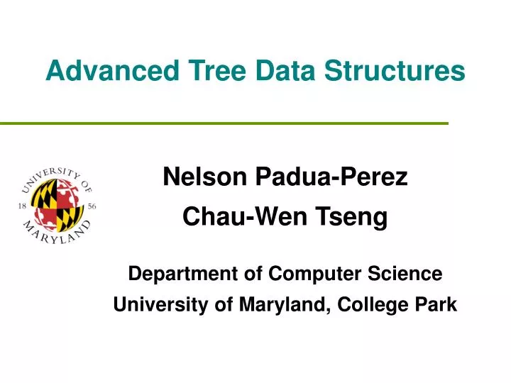 advanced tree data structures